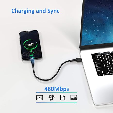 câbles de charge rapide Umefly 30 cm – Image 2