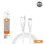 Câble De Charge WUW X204 USB-A Vers Micro USB - Blanc