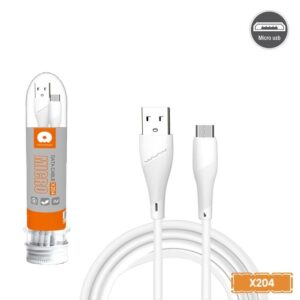 Câble De Charge WUW X204 USB-A Vers Micro USB - Blanc